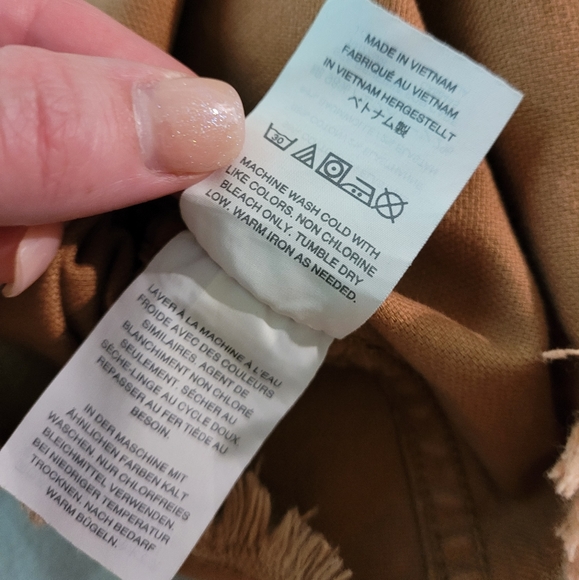 Madewell tan high waisted button front skirt - Picture 10 of 11